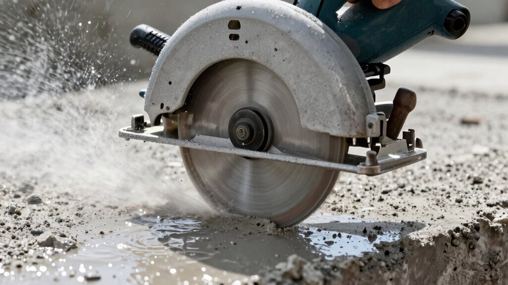 water reduces concrete dust