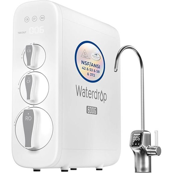 Waterdrop G3P600 Reverse Osmosis Water Filter System