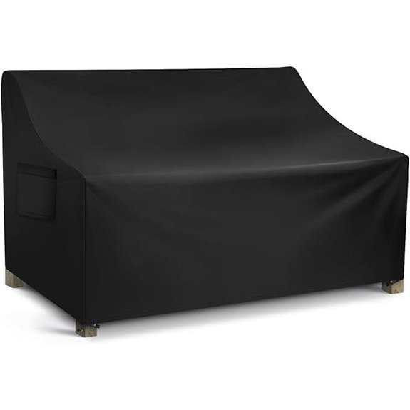 WLEAFJ Waterproof Patio Sofa Cover for 3-Seater