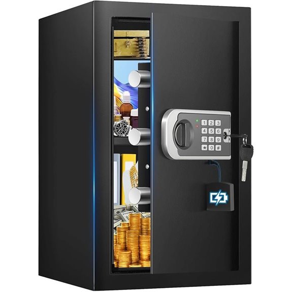 Fireproof Waterproof Digital Safe with Smart Alerts