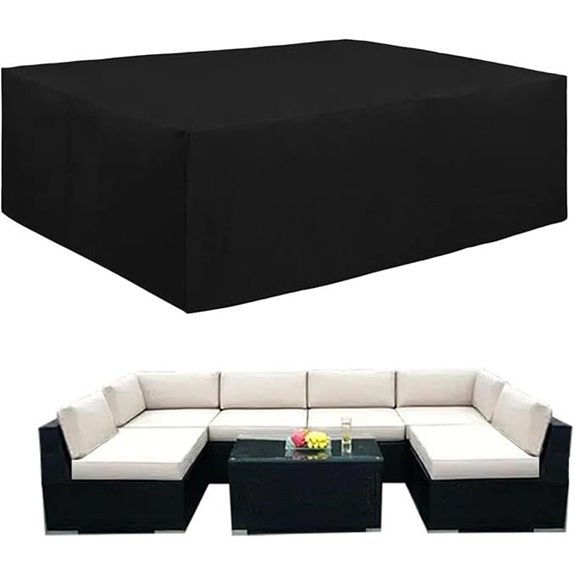 Heavy Duty Patio Furniture Cover Waterproof Rectangular Set