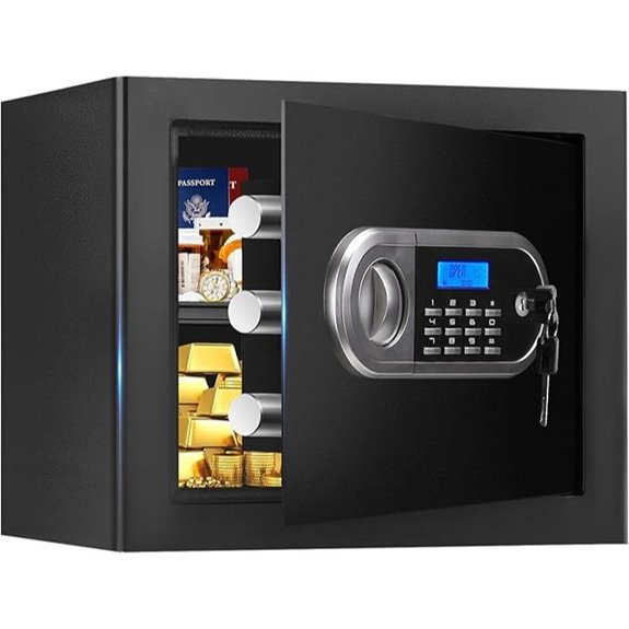 Waterproof 1.3 Cuft Safe with Combination Lock and Alert