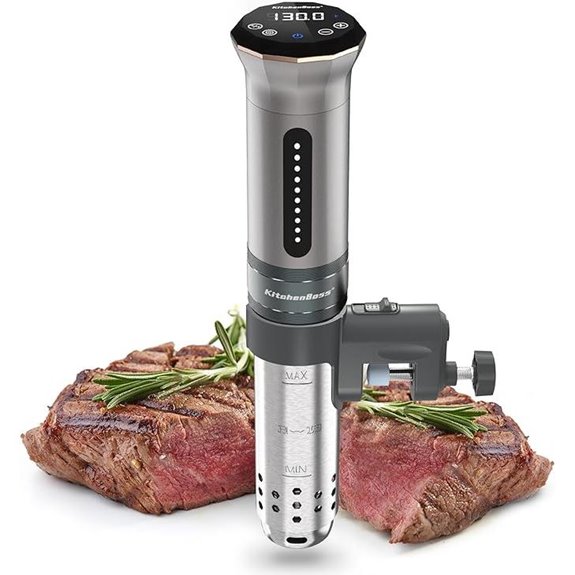 KitchenBoss Sous Vide Cooker with Waterproof Design