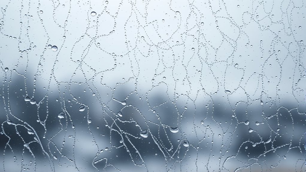 weather induced window condensation