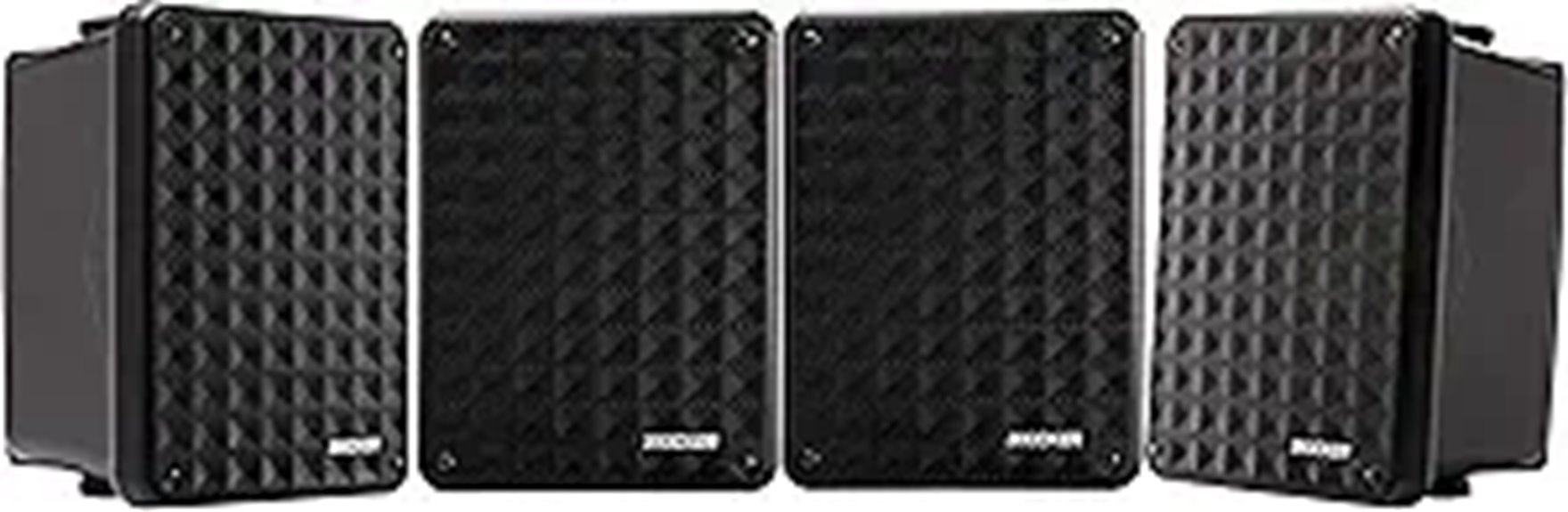 Kicker KB6 4-Piece Weatherproof Indoor/Outdoor Speakers