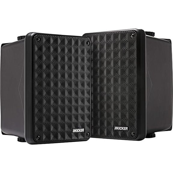 KICKER KB6B 2-Way Indoor/Outdoor Weatherproof Speakers