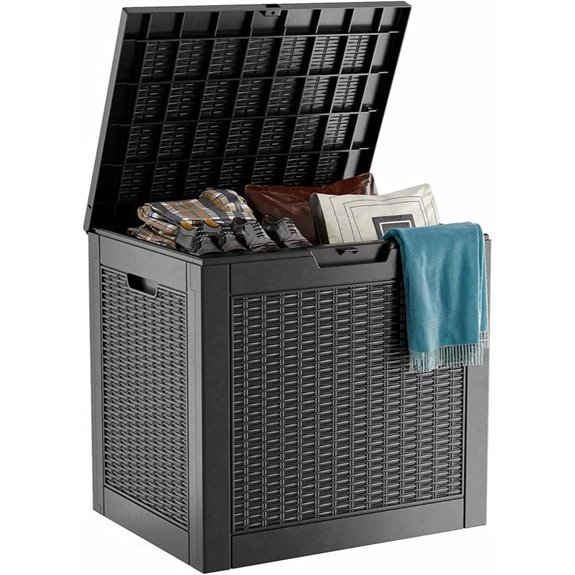 Outdoor Waterproof Deck Storage Box (31 Gallon)