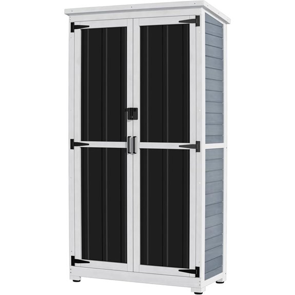 GDLF Outdoor Storage Cabinet with Waterproof Roof