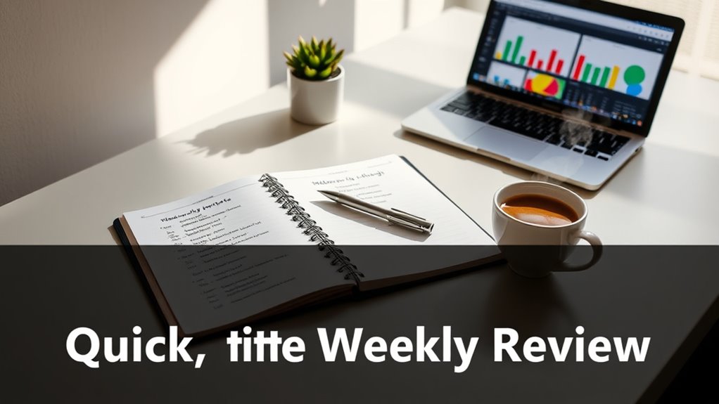 weekly clarity reduces stress