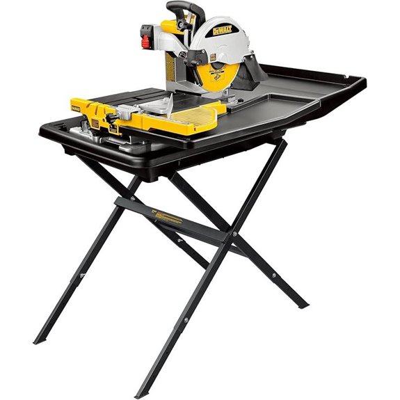 DEWALT Wet Tile Saw with Stand 10-Inch Corded (D24000S)