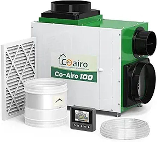 Whole House 180 Pint Dehumidifier with Fresh Air