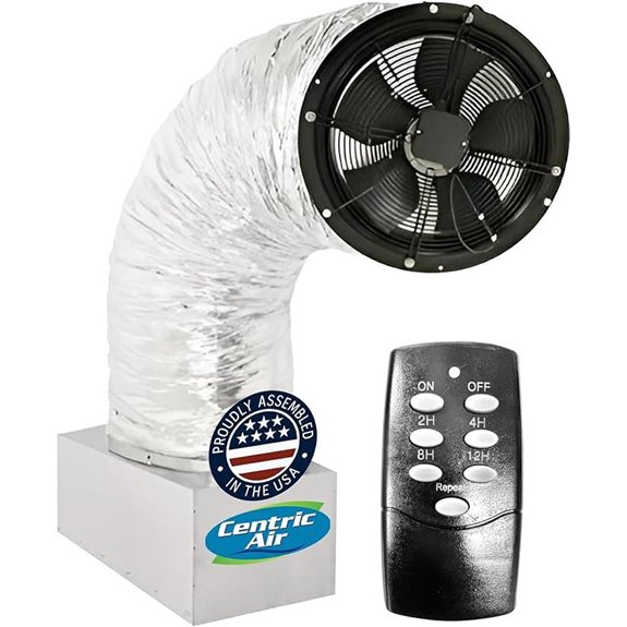 Centric Air 2.7(R5) Whole House Fan with Remote