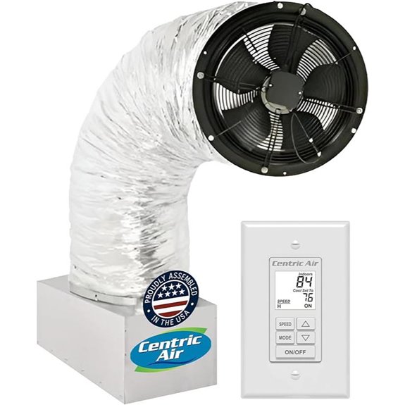 Centric Air 4.0(R5) Whole House Fan with Damper
