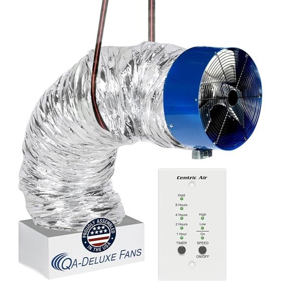 QA-Deluxe 5500 Whole House Fan with Timer