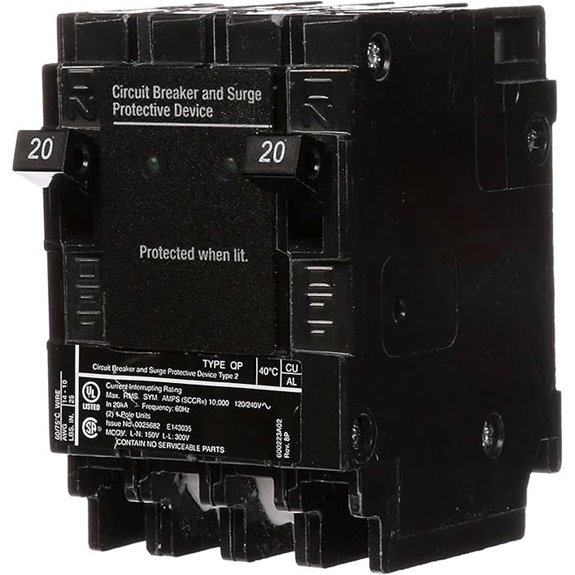 Siemens Whole House Surge Protection with Circuit Breakers