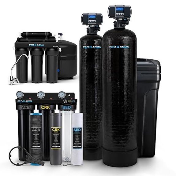 PRO+AQUA Whole House Water Softener & Filter System