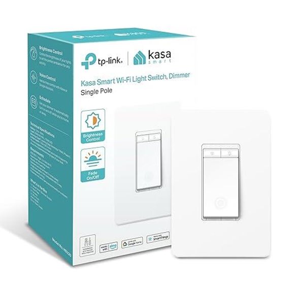 Kasa Smart Dimmer Switch HS220 Wi-Fi Alexa Compatible