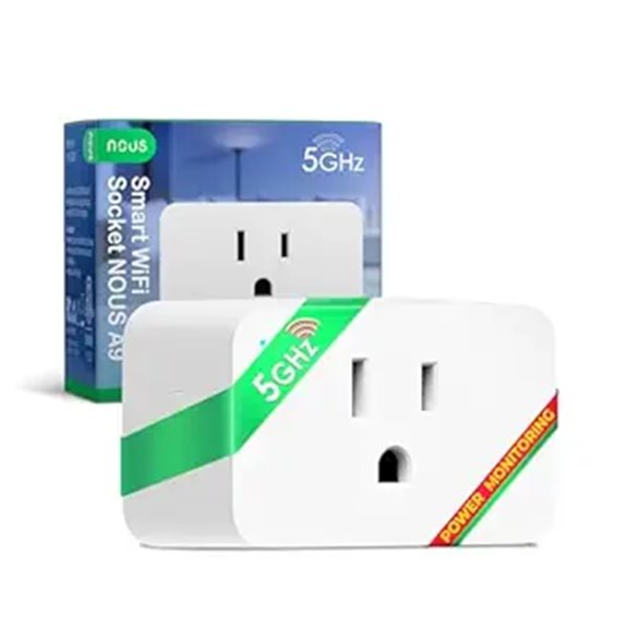 NOUS Wi-Fi Smart Plug 15A with Energy Monitoring