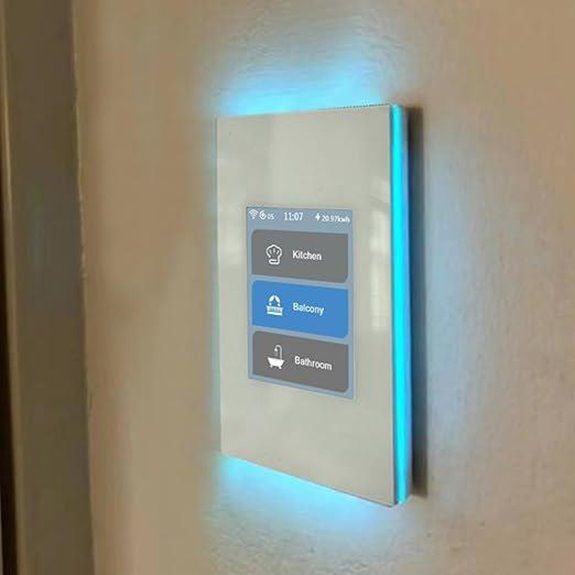 LANBON 3-Gang WiFi Light Switch with LCD Panel