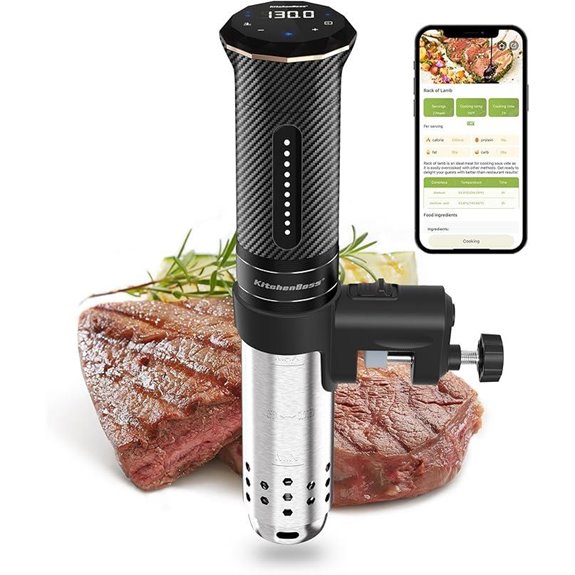 KitchenBoss WiFi Sous Vide Cooker with App Control