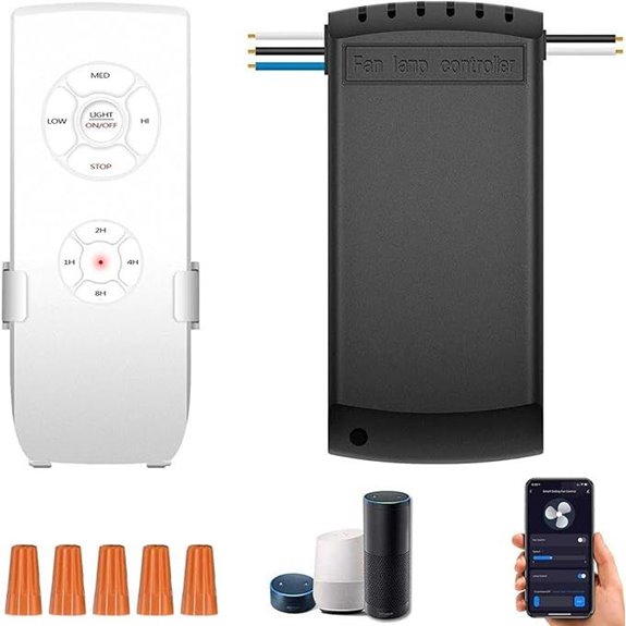 Smart WiFi Fan Switch with App and Voice Control