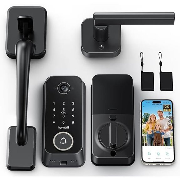 Smart Front Door Lock with Camera and WiFi