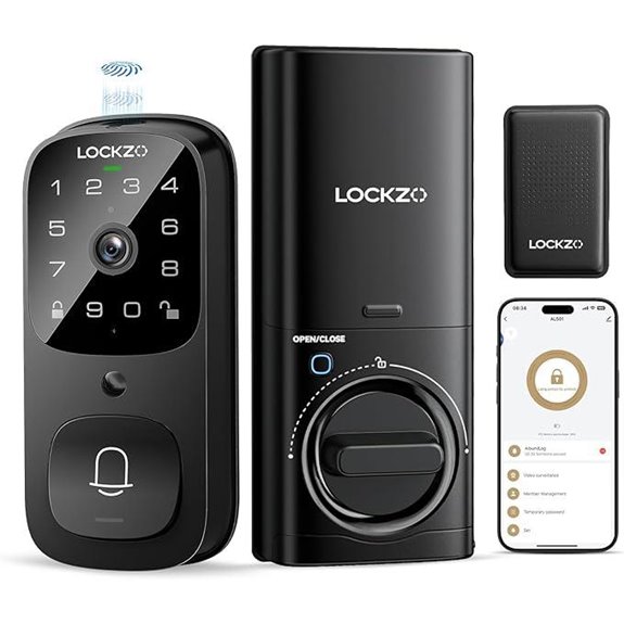 Smart Lock with Camera and WiFi Doorbell
