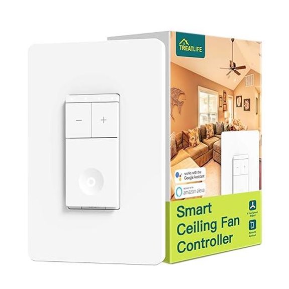TREATLIFE WiFi Smart Fan Switch with Remote Control