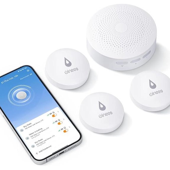 Winees WiFi Water Leak Detectors (3 Pack)