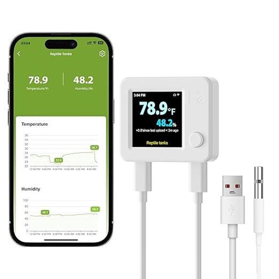 MOCREO WiFi Reptile Thermometer & Hygrometer