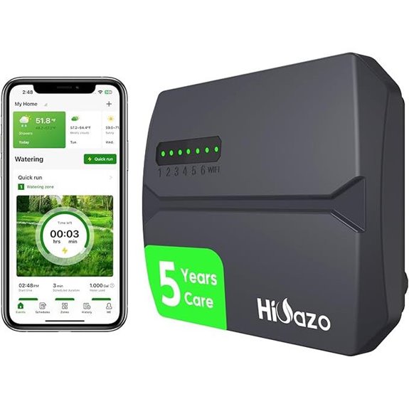 Smart WiFi Sprinkler Controller with Rain Skip