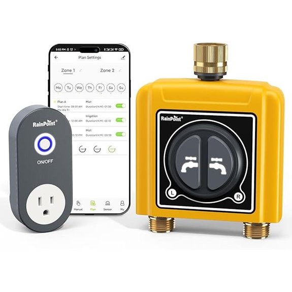 RAINPOINT WiFi Water Timer with App & Voice Control