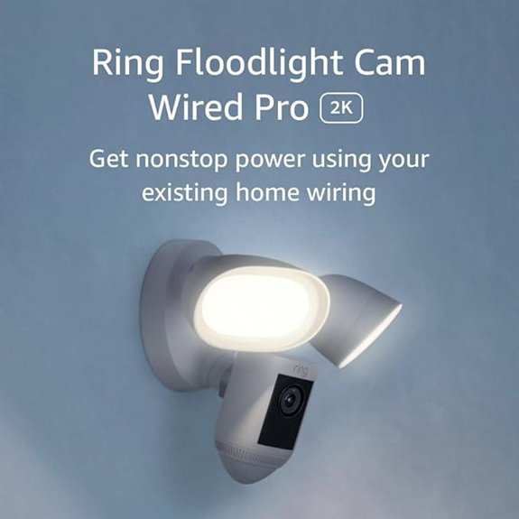 Ring Floodlight Cam Wired Pro with 2K Video