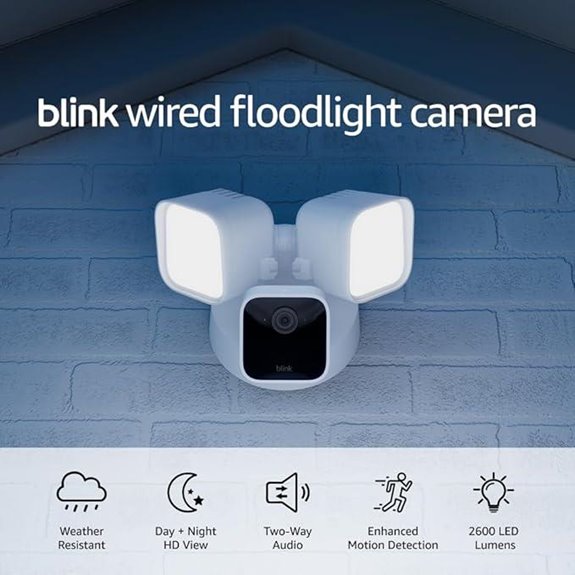 Blink Wired Floodlight Camera with Motion Detection