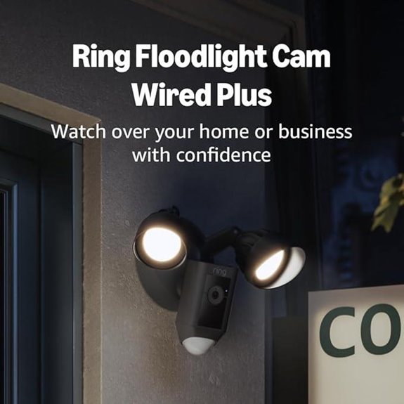 Ring Floodlight Cam Wired Plus – Motion-Activated HD Security