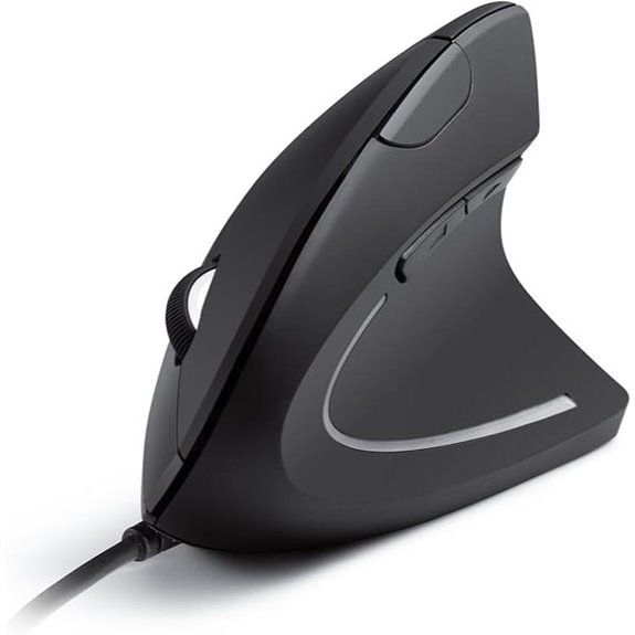 Anker USB Wired Vertical Mouse with 5 Buttons