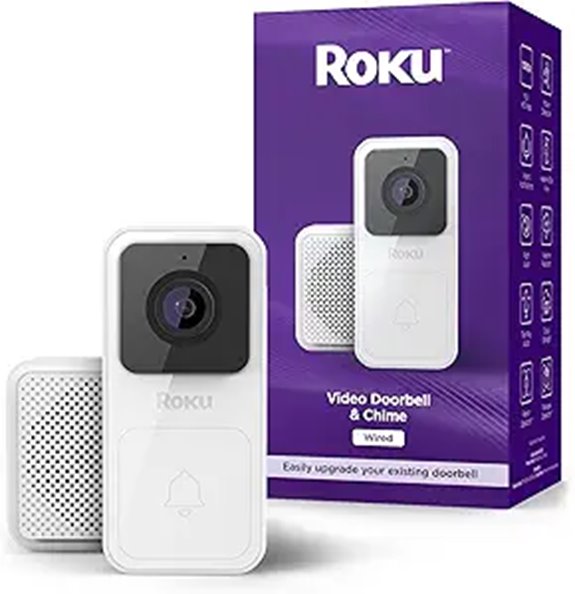 Roku Smart Home Wired Video Doorbell & Chime