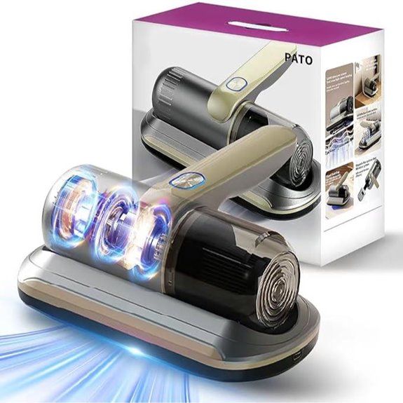 PATO Wireless Handheld Bed Vacuum with UV-C