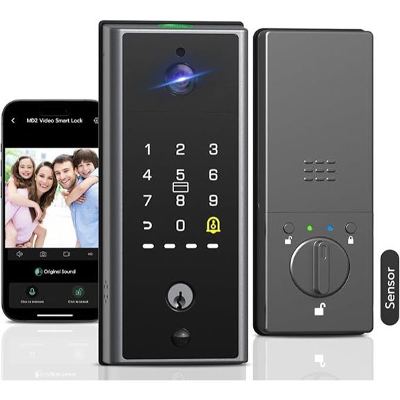 WiFi Video Door Lock with Camera and Keyless Entry