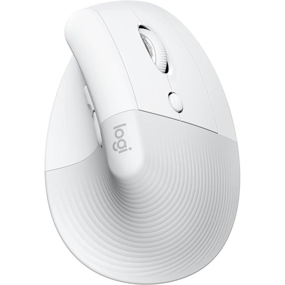 Logitech Lift Ergonomic Wireless Mouse (Off White)