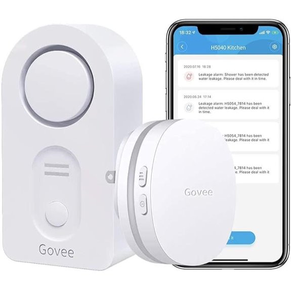 Govee WiFi Water Leak Sensor with App Alerts
