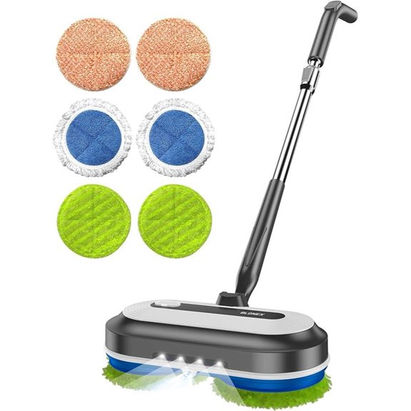 wireless led floor mop