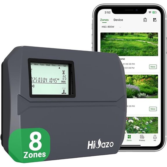 Smart WiFi Sprinkler Controller with 8 Zones