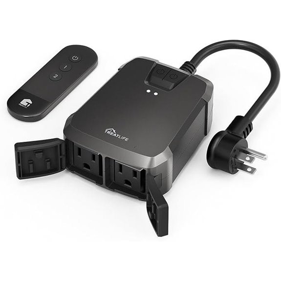 Treatlife Outdoor Wireless Remote Outlet (2-Pack)