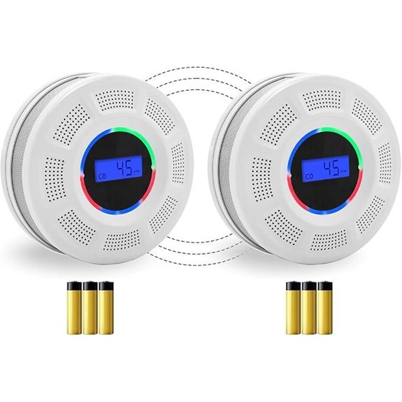 Wireless Interconnected Smoke & CO Detector with Digital Display
