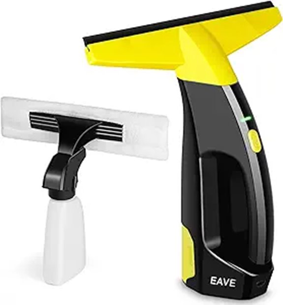 Rechargeable Window Vacuum Cleaner with Squeegee