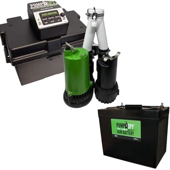 PumpSpy WiFi Sump Pump & Battery Backup Bundle