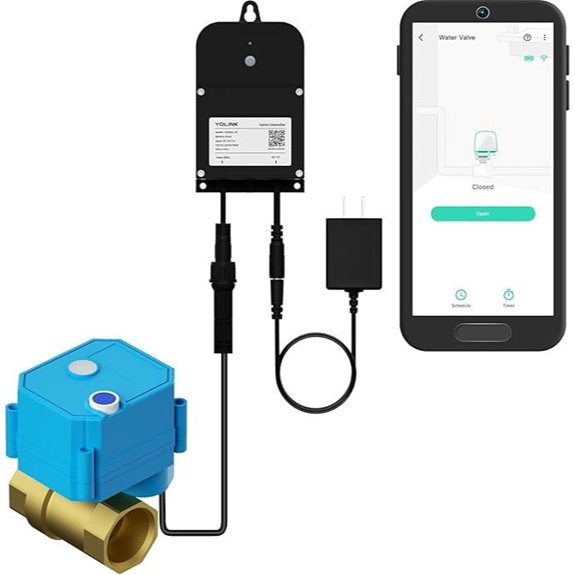 YoLink Wireless Smart Valve Control Kit with Leak Sensors