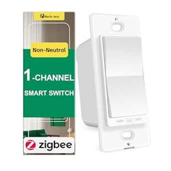 Zigbee Smart Switch No Neutral 1-Channel Rocker