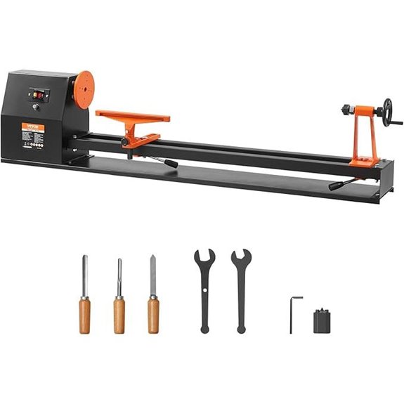 VEVOR 14 x 40 Wood Lathe with Chisels